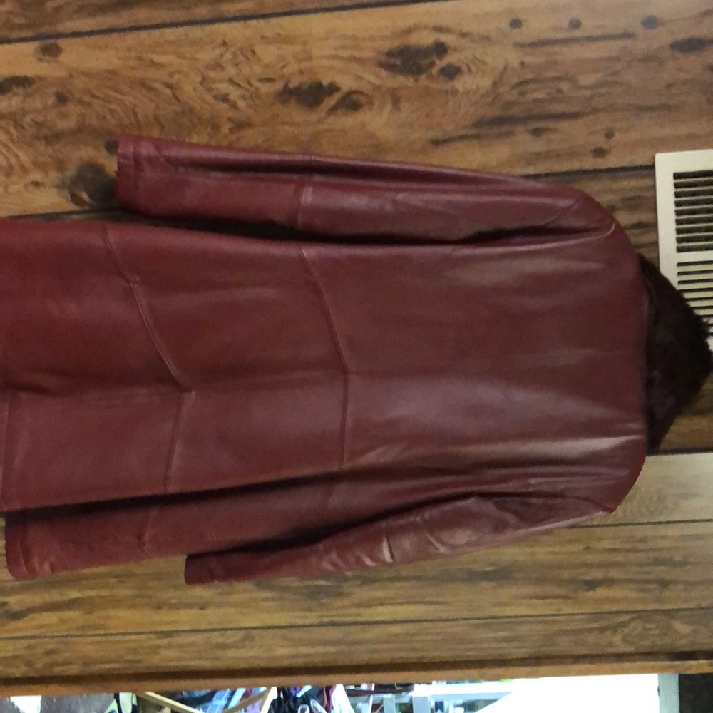 COPY - Metro Style faux fur leather coat - Picture 3 of 3